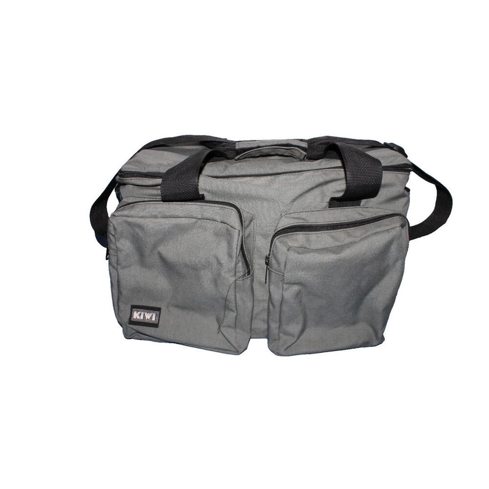 Vintage Kiwi Large Gray Padded Camera Bag 18" W X 9" D X 12" T